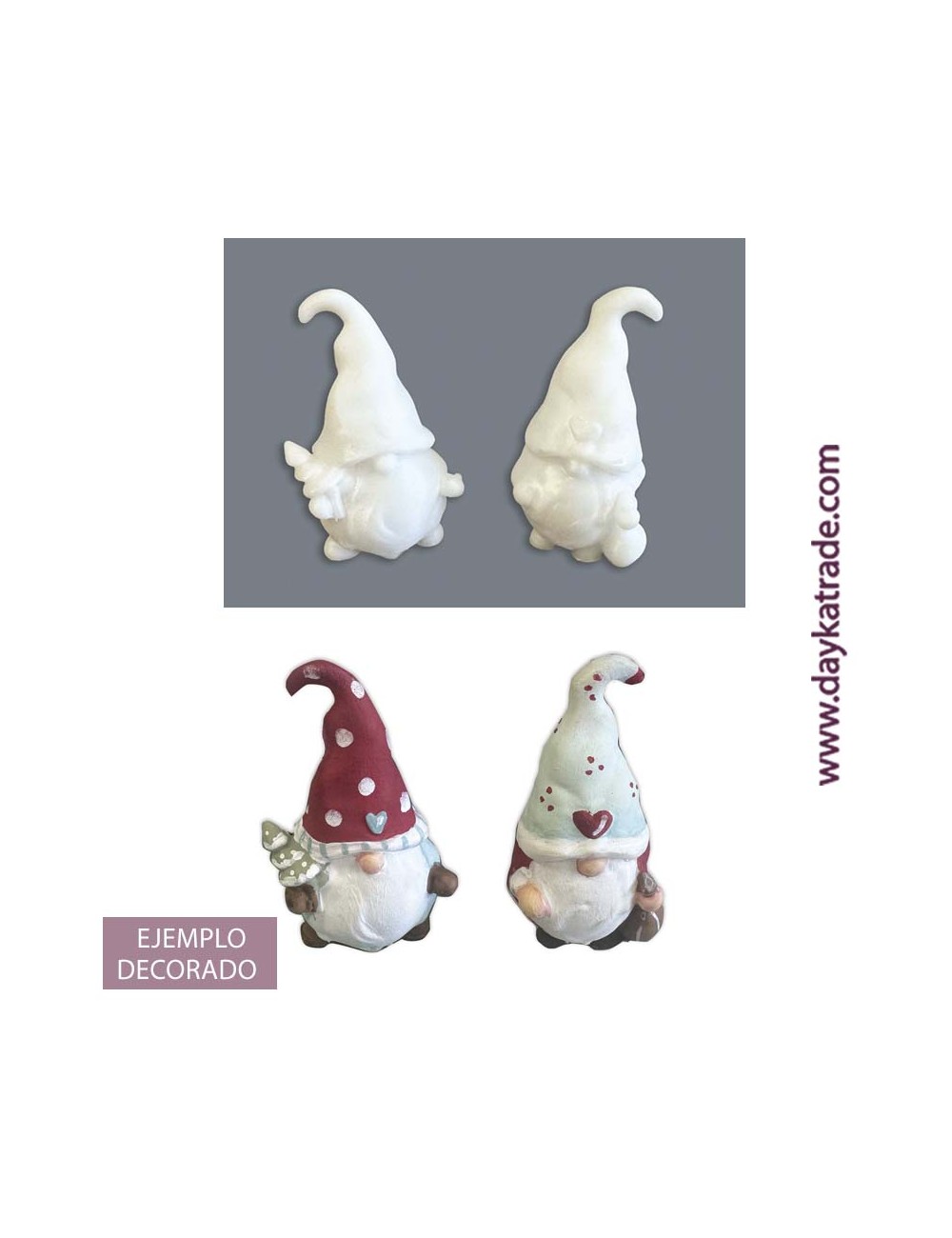 Pareja de gnomos 5cm