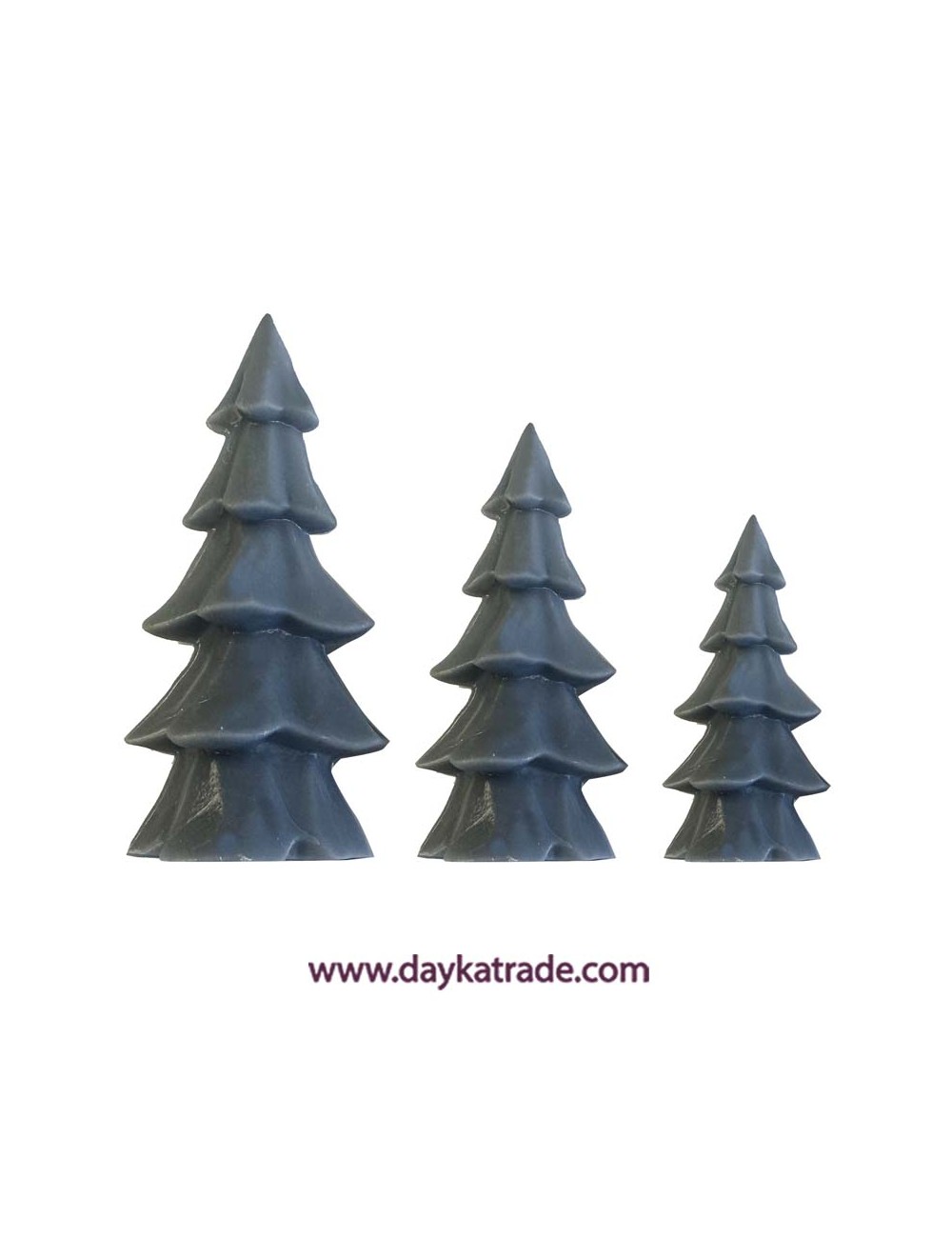 Trio arboles de 7 ,6 y 5cm