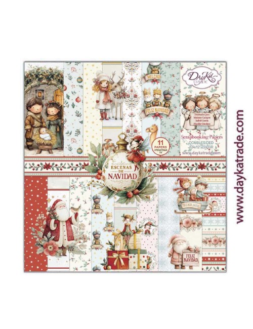 Kit scrap "Escenas de Navidad"