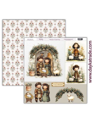 Kit scrap "Escenas de Navidad"
