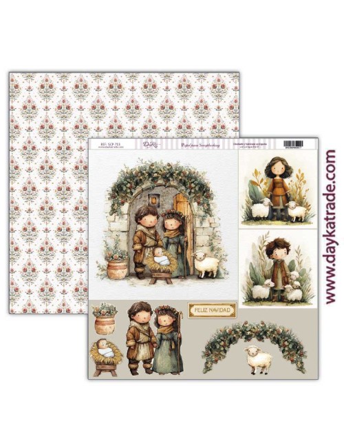 Kit scrap "Escenas de Navidad"