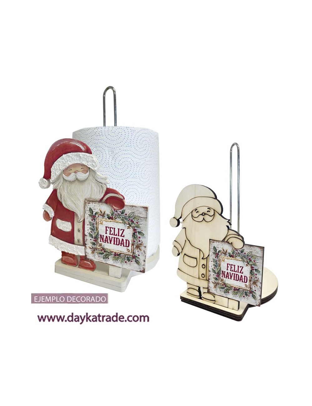 Portarrollos cocina Papa Noel