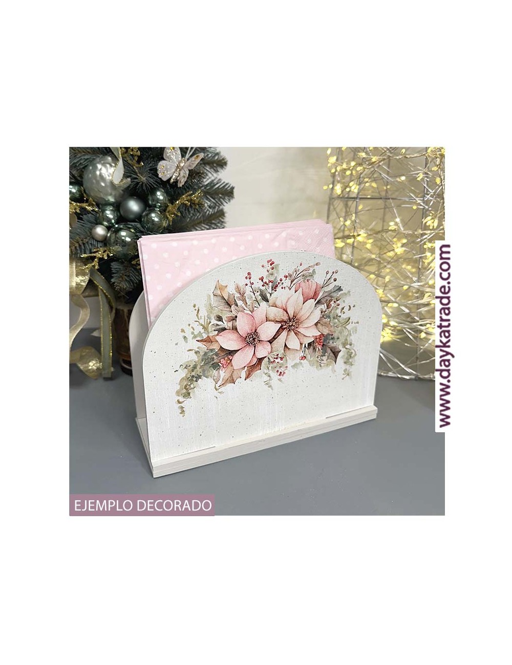 Servilletero liso para decorar