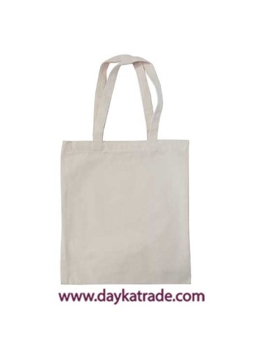 Tote sin cremallera color crema 33x39