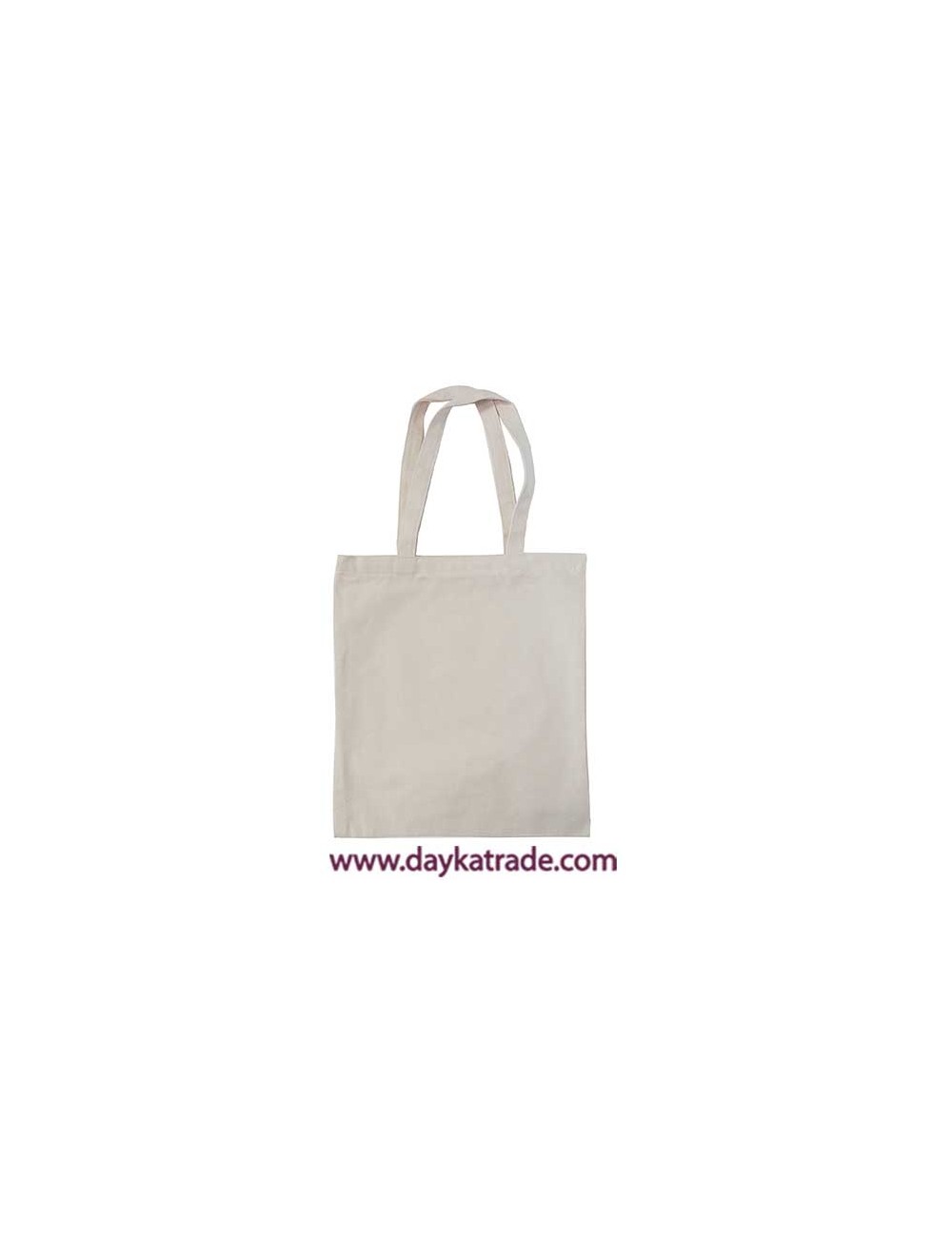 Tote sin cremallera color crema 33x39