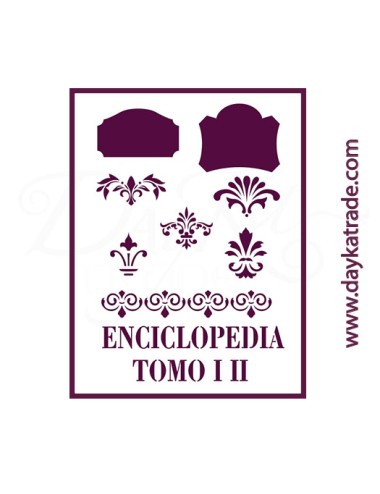 Stencil A4 dayka carteles