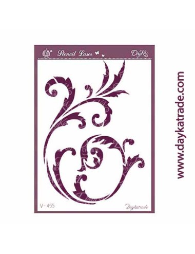 Stencil A5 dayka con filigrana
