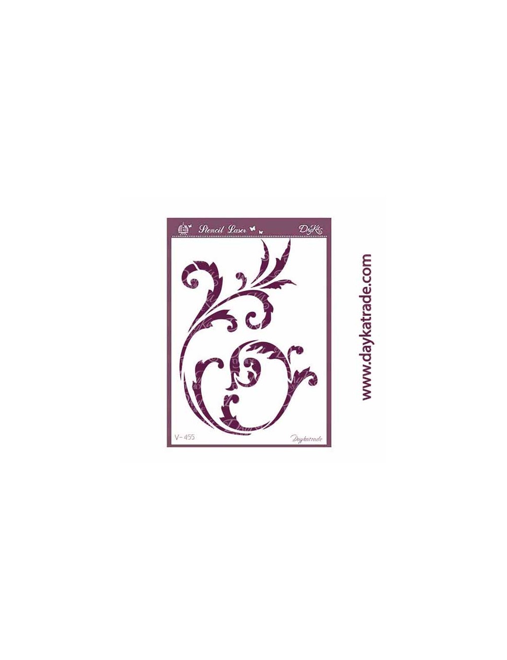 Stencil A5 dayka con filigrana