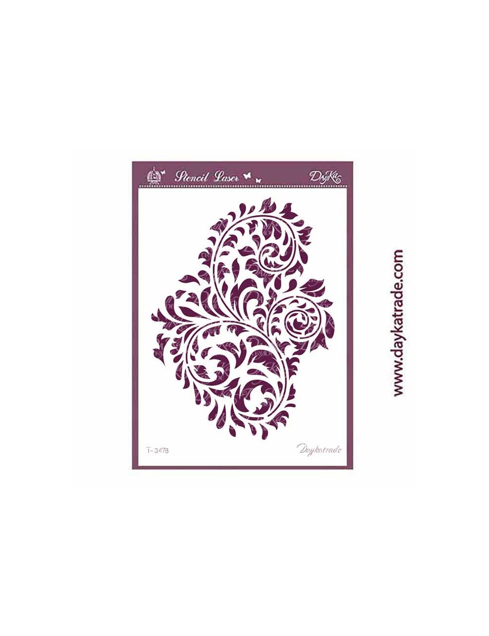 Stencil A4 dayka con filigrana