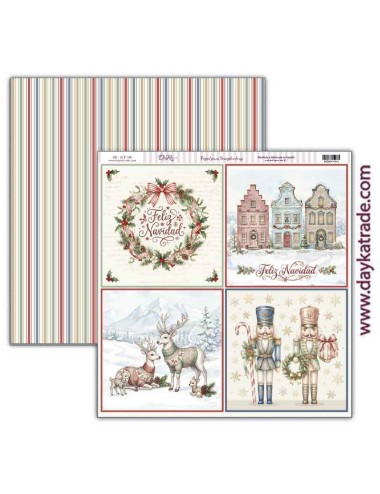 Papel scrap Colección "Pide tu deseo en Navidad"