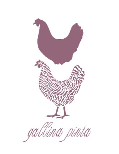 Stencil A4 dayka gallina