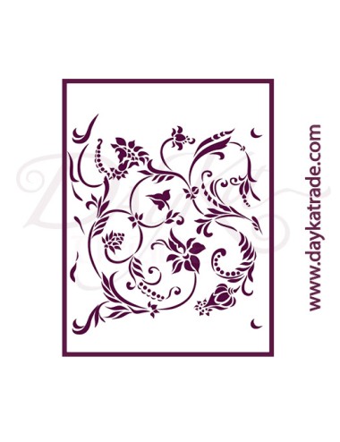 Stencil A4 dayka ornamento