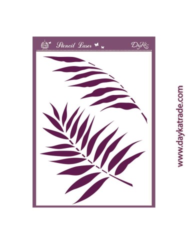 Stencil A4 hojas dayka