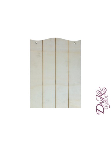 Tabla cartel de madera rayada