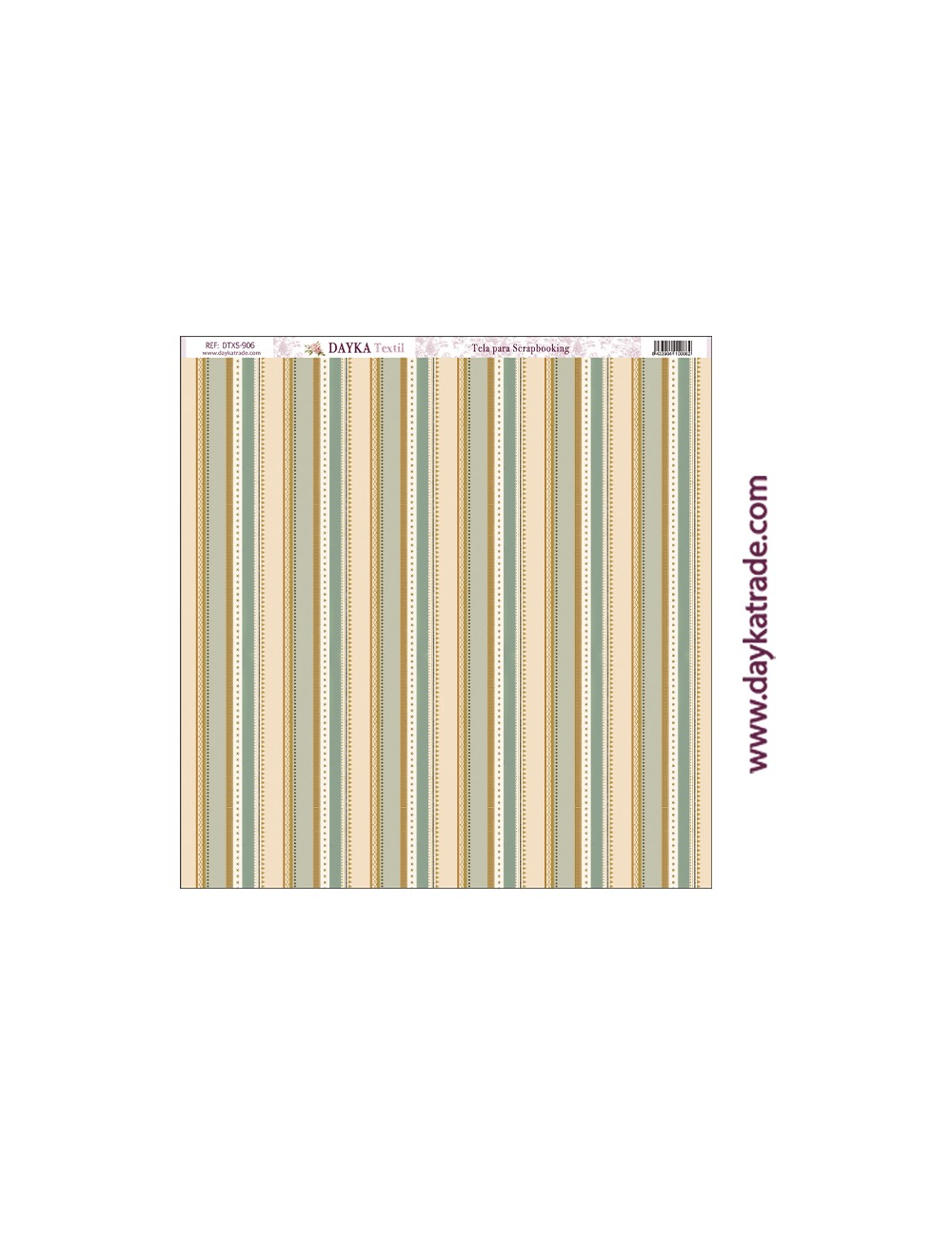 Tela para scrapbooking rayas