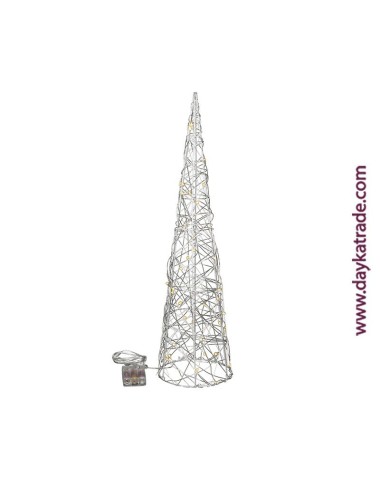 Árbol de led plata