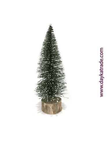 Árbol de Navidad con base tronco