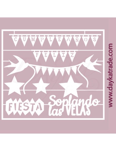 Banderines cumpleaños feliz