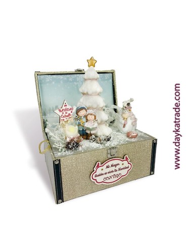 Caja sorpresa Navidad mediana