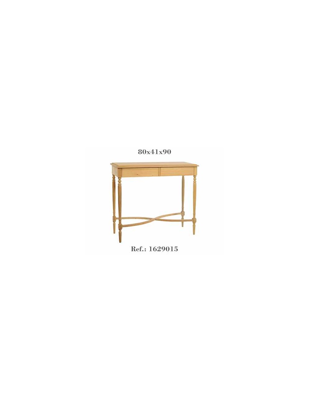 Consola miro en madera de caoba.