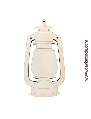 Farol de madera estilo vintage