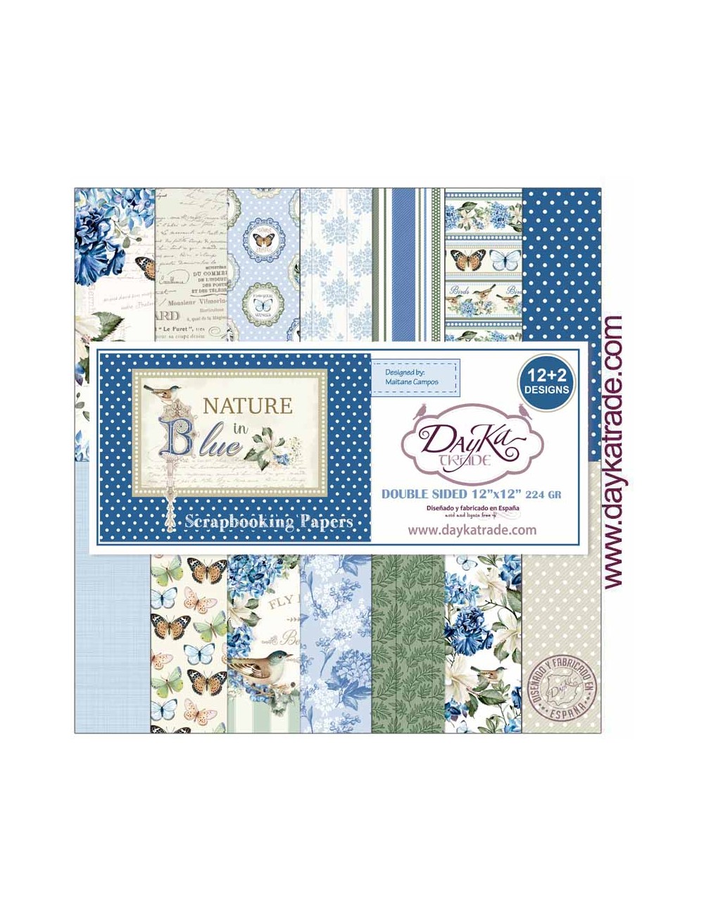kit colección scrap "Nature in Blue?