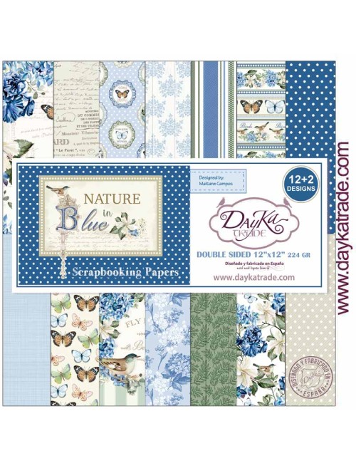 kit colección scrap "Nature in Blue?