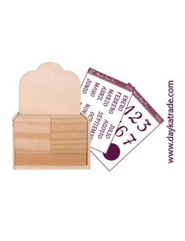 Kit diy calendario perpetuo ondas