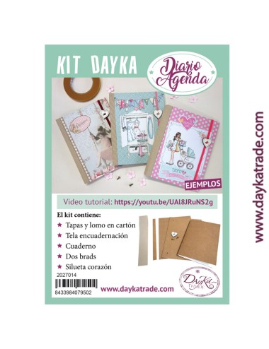 kit diario agenda dayka
