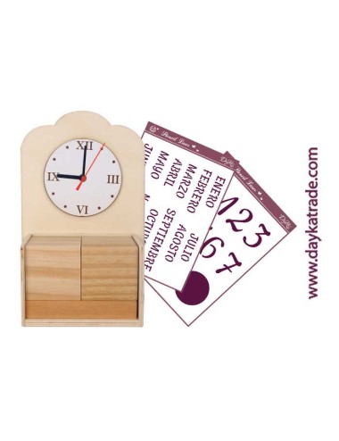 Kit diy calendario perpetuo reloj