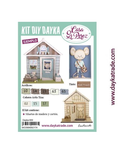 kit diy dayka casa ratón pérez