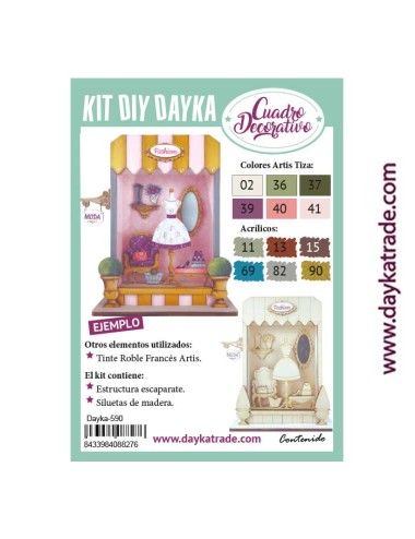 Kit diy escaparate tienda fashion