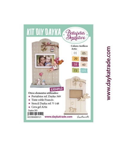 kit diy dayka portafotos niña columpio