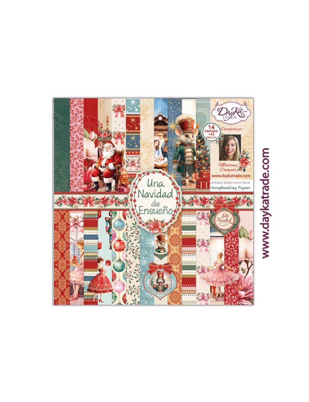 kit scrap colección "Una Navidad de ensueño"