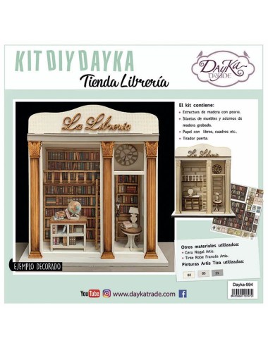 Tenda librería miniatura