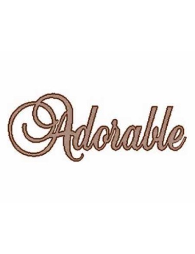 "Adorable" cartón