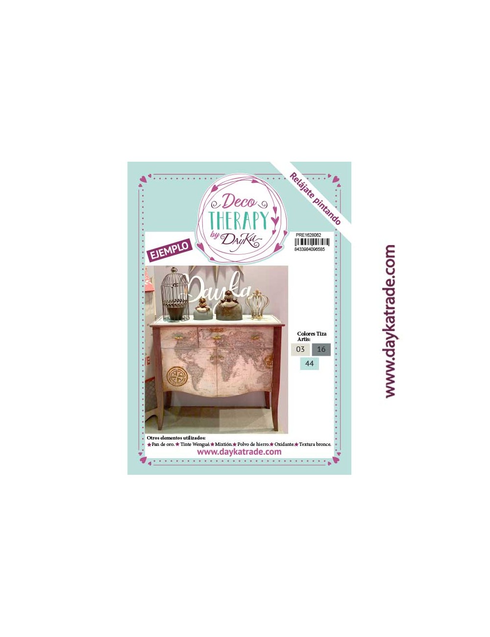 mueble aparador con prediseñado mapa mundi