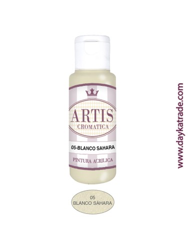 nº 05 blanco sahara (60ml) pintura acrilica artis cromatica