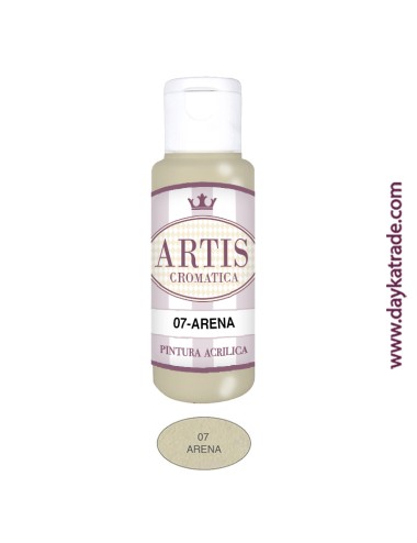 nº 07 arena (60ml) pintura acrilica artis cromatica