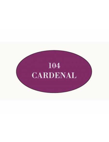 nº 104 cardenal pintura acrilica artis cromatica  de 1 kg