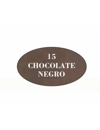 nº 15 chocolate negro  pintura acrilica artis cromatica de 1 kg
