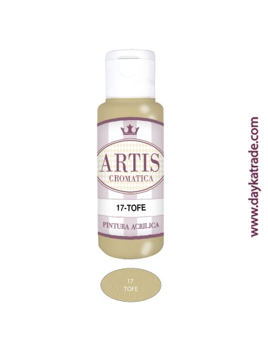 nº 17 tofe (60ml) pintura acrilica artis cromatica