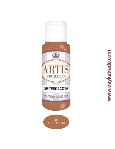 nº 29 terracota (60ml) pintura acrilica artis cromatica