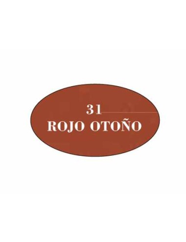 nº 31 rojo otoño pintura acrilica artis cromatica de 1 kg