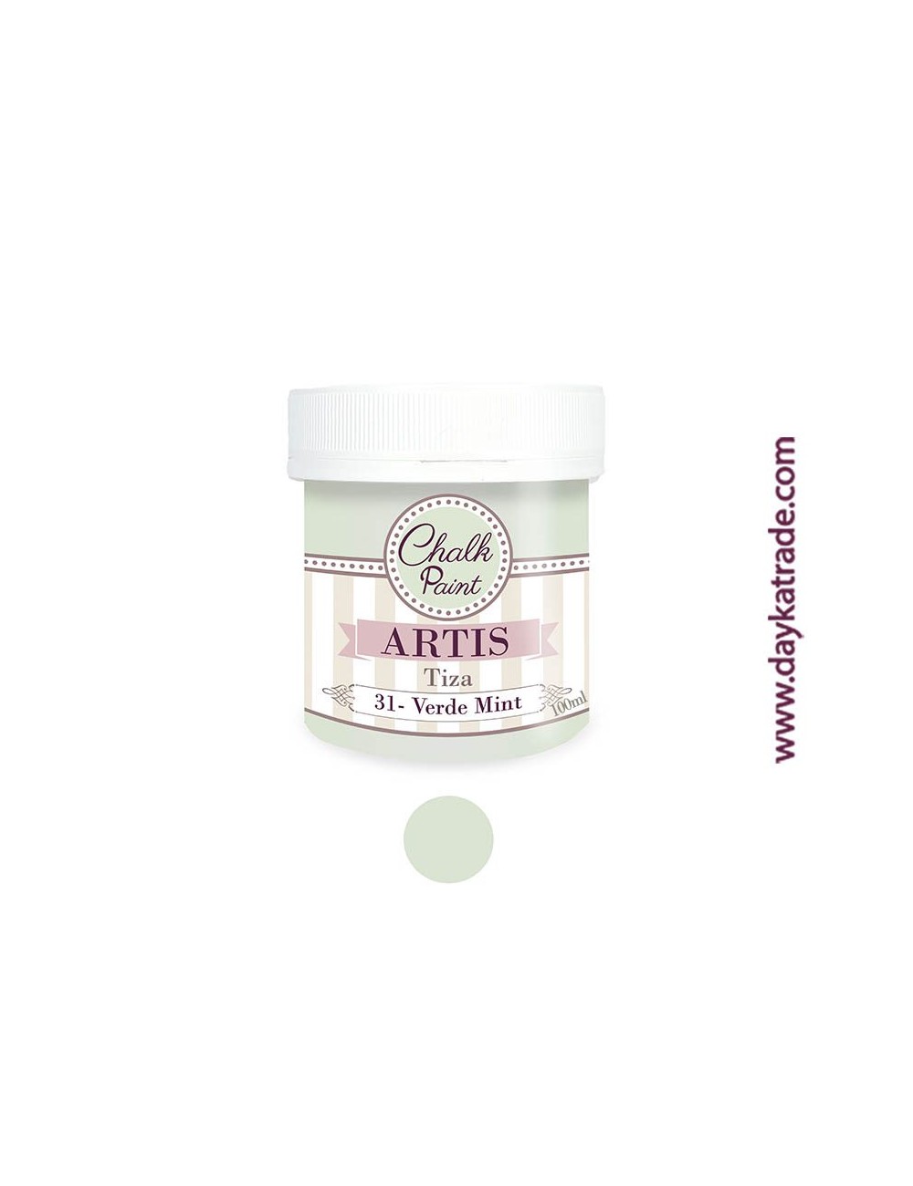nº 31 verde mint pintura tiza chalk paint artis 100 ml