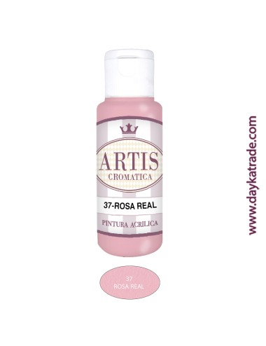 nº 37 rosa real (60ml) pintura acrilica artis cromatica