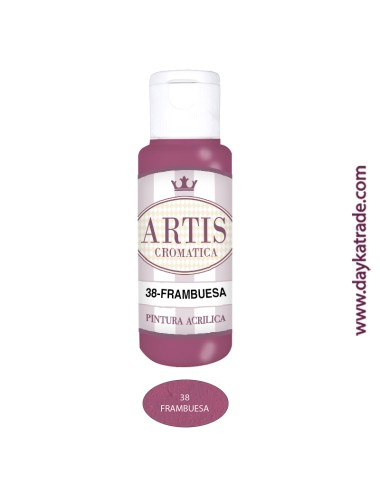 nº 38 frambuesa (60ml) pintura acrilica artis cromatica