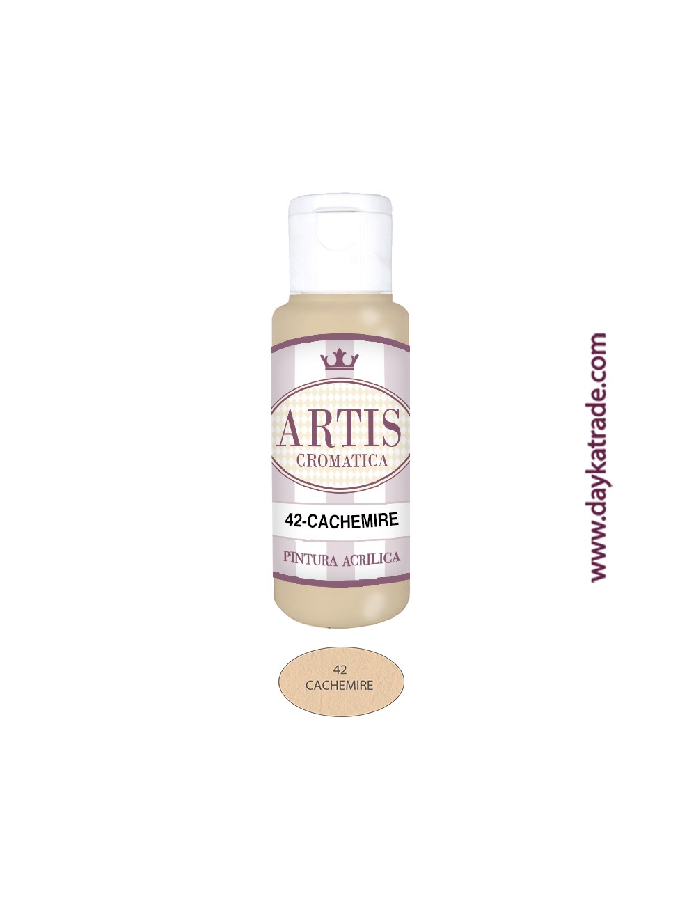 nº 42 cachemire (60ml) pintura acrilica artis cromatica