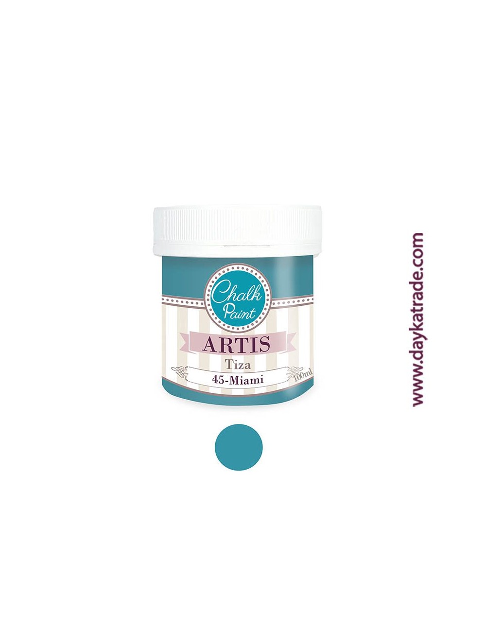 nº 45 miami pintura tiza chalk paint artis 100 ml