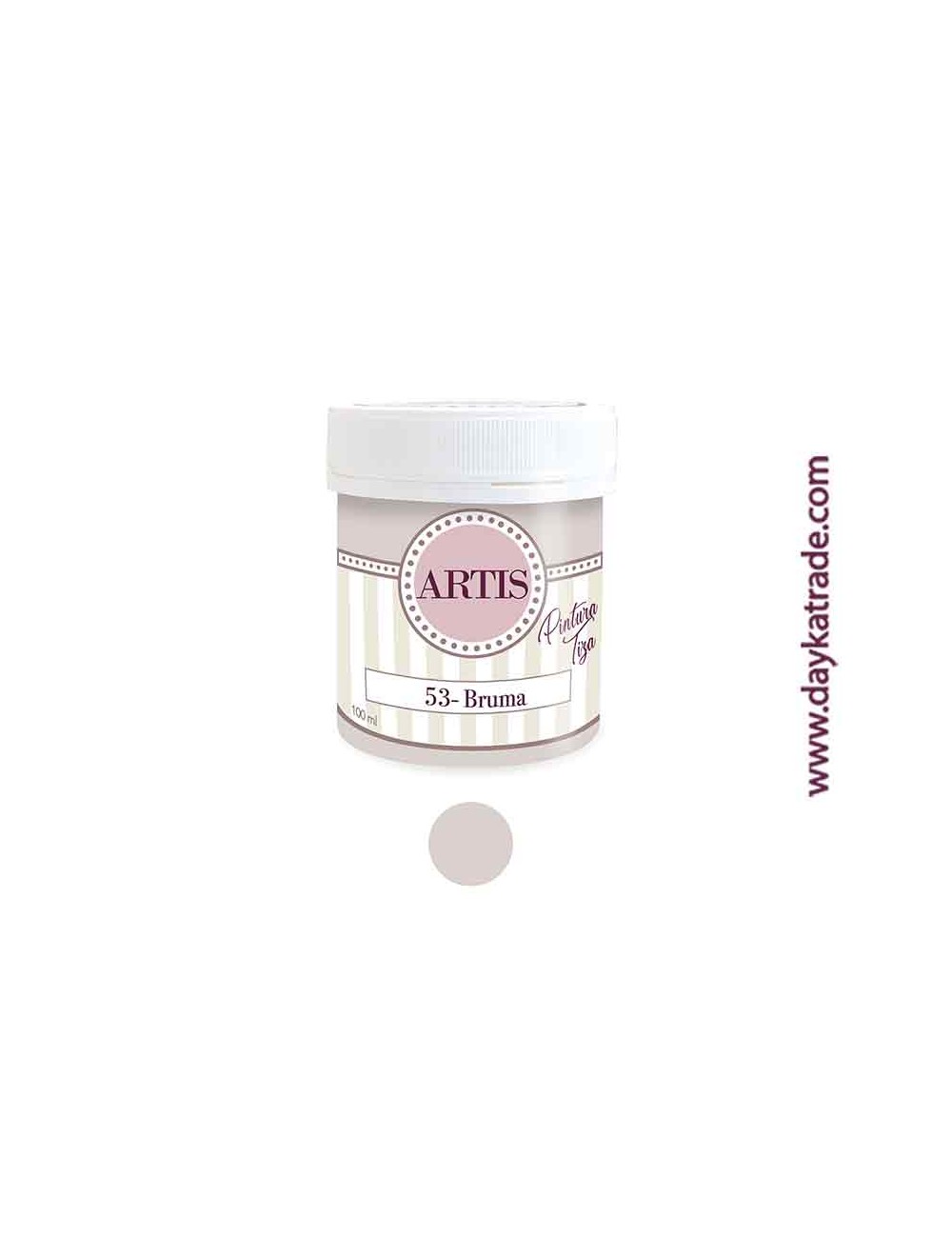 nº 53 bruma pintura tiza chalk paint artis 100 ml